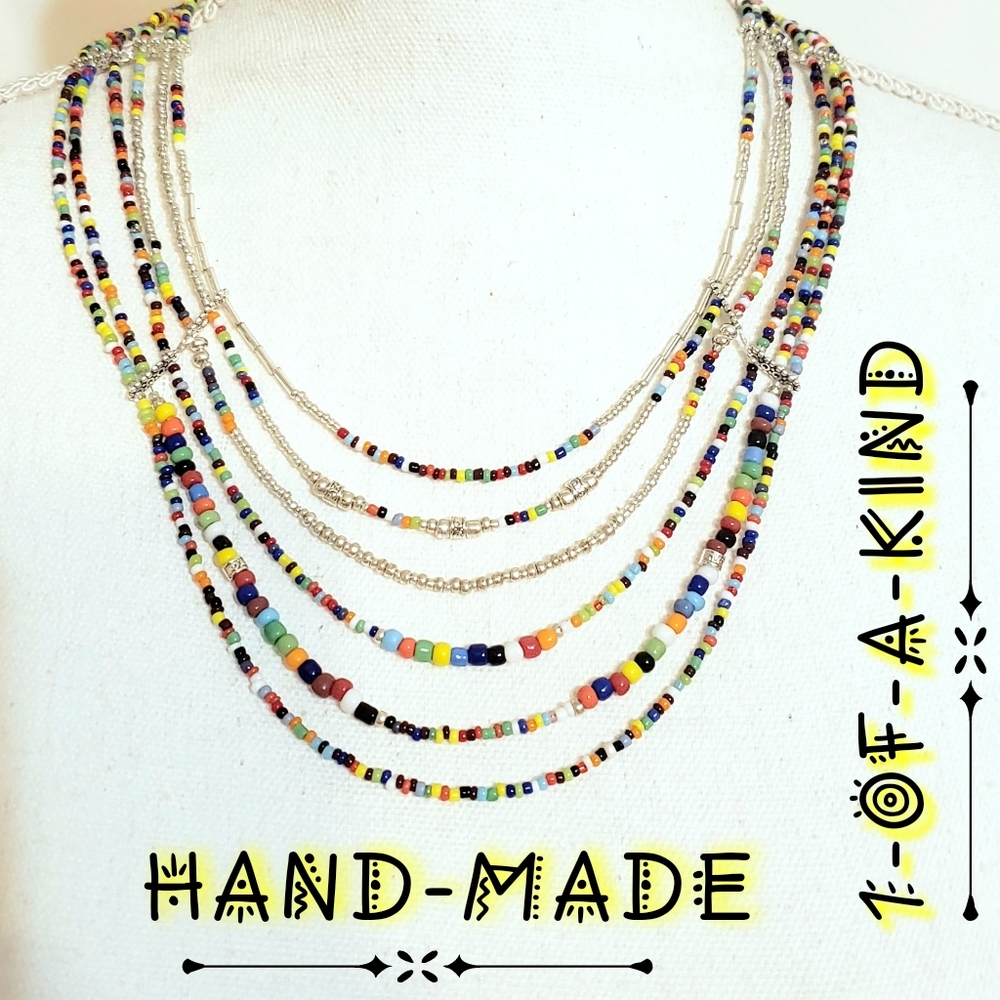 NEW🌼 Multicolor Bead Bib